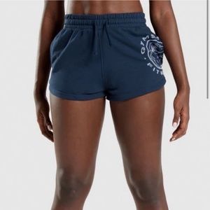 Gymshark navy sweat shorts